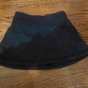 Black ivivva by lululemon mini tennis skirt